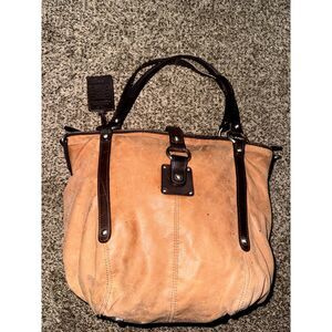 Ellington Tan Brown Leather Bag